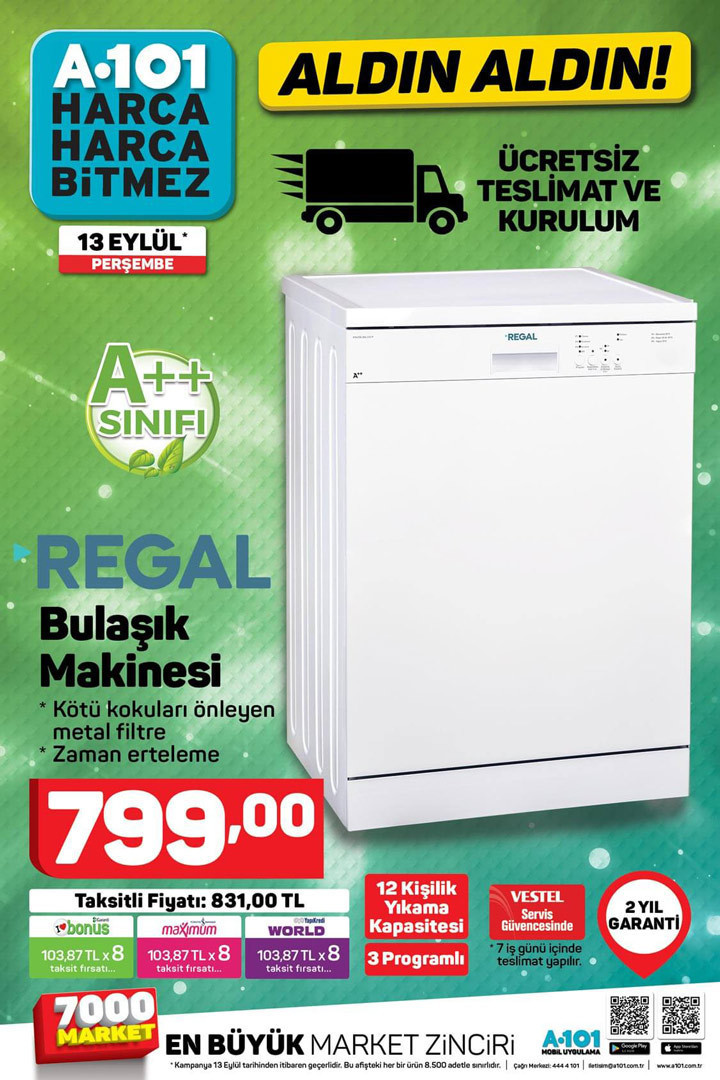 A101 aktüel 13 Eylül kataloğu 2018 güncel ürünler liste incelemesi - Resim: 1
