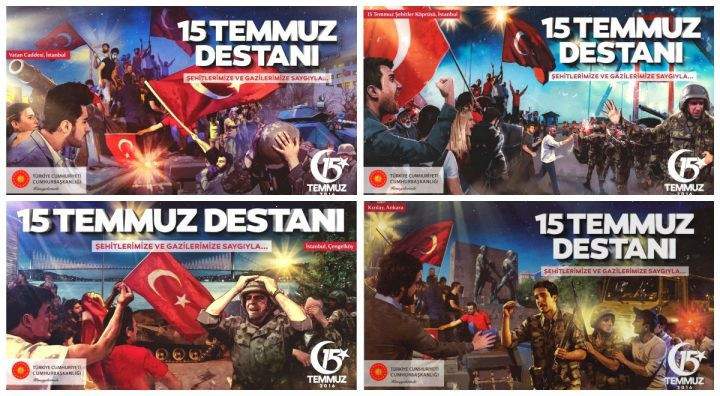 15 Temmuz afişleri olay oldu bakın kararı siz verin - Resim: 1