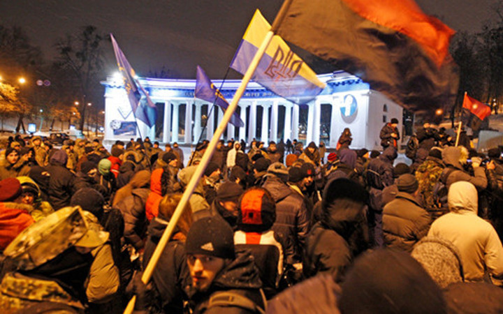 Ukrayna'da siyasi baskı protesto edildi