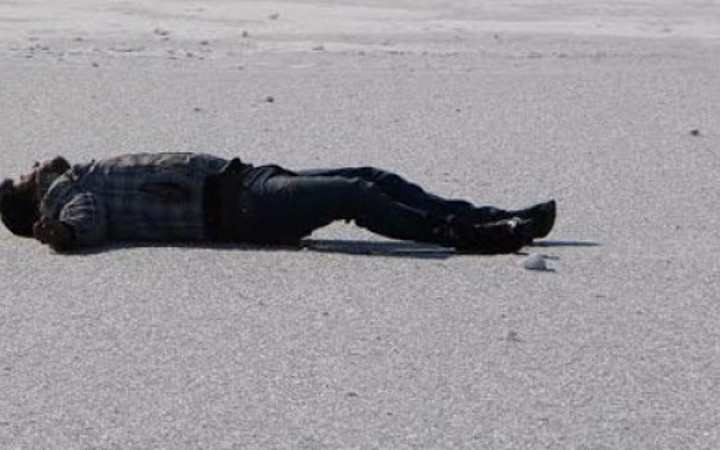 Buz tutan gölde kardeşini böyle buldu