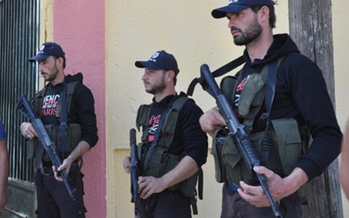 Cerablus'ta dikkat çeken polis kepleri