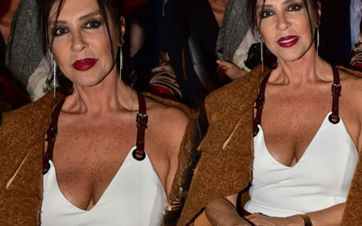 72'lik Nebahat Çehre'den cesur dekolte