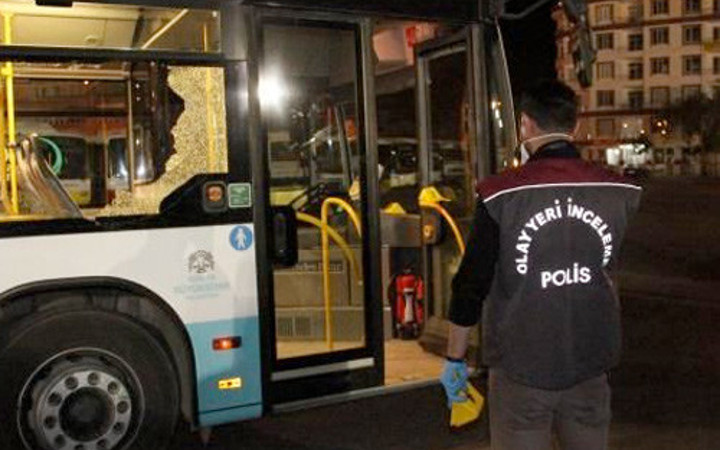 Konya'da belediye otobüsünde dehşet
