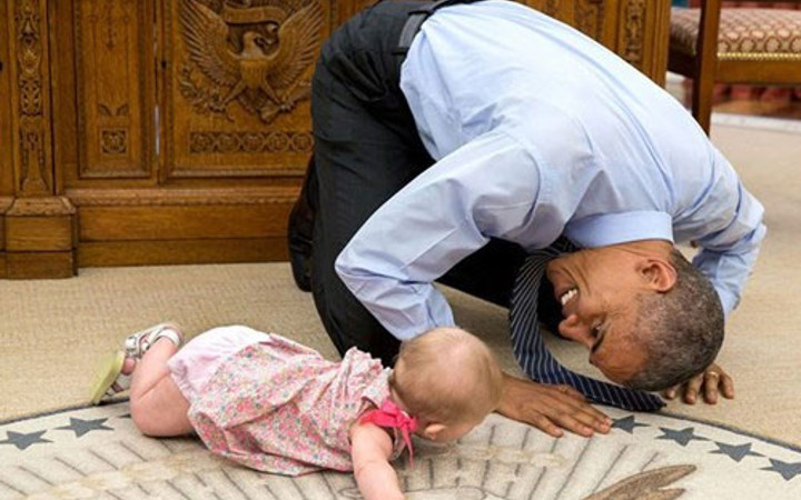 Obama bu fotoğraflarla hafızalara kazındı