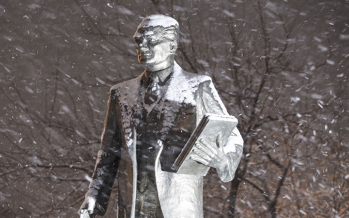 Ankara'ya beklenen kar geldi