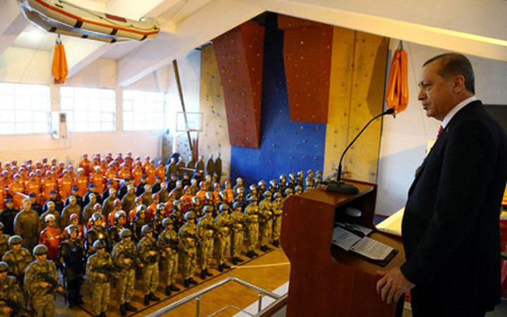 Erdoğan Komandoları ziyaret etti