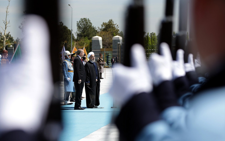 Erdoğan Hasan Ruhan'yi böyle karşıladı!