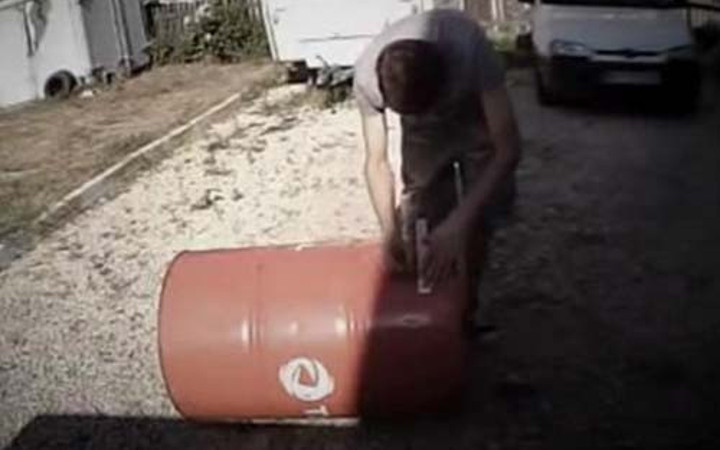 Basit ve kullanışlı... Bakın boş varilden ne yaptı!