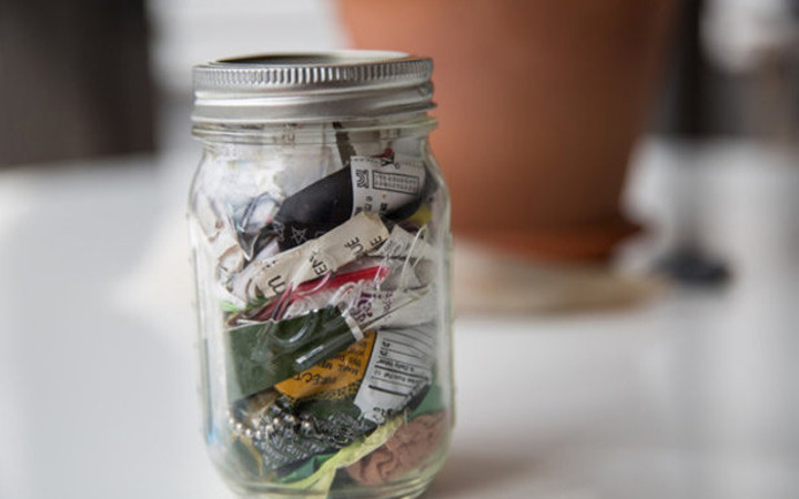 4 yılda sadece bu kadar çöp biriktirdi