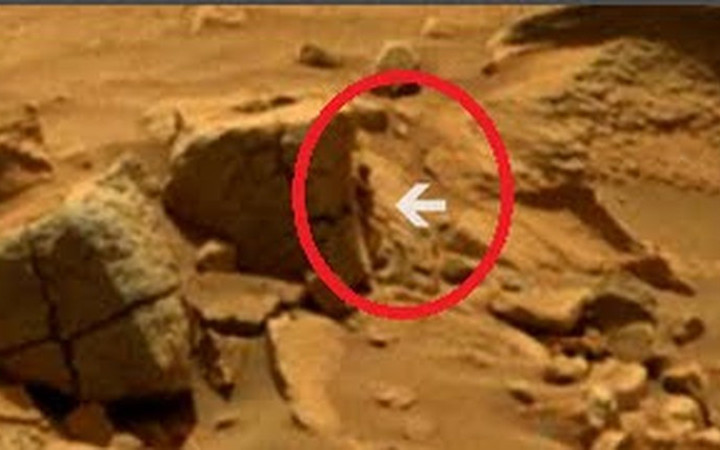 Mars'ta tüyler ürperten şok görüntü!