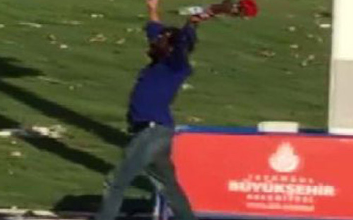 Taksim Meydanı'nda korku dolu anlar...