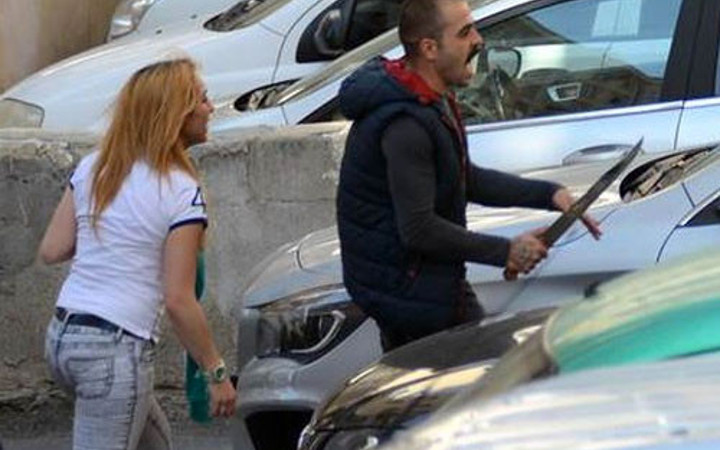 Cezaevinden izinli çıktı palayla ortalığı birbirine kattı