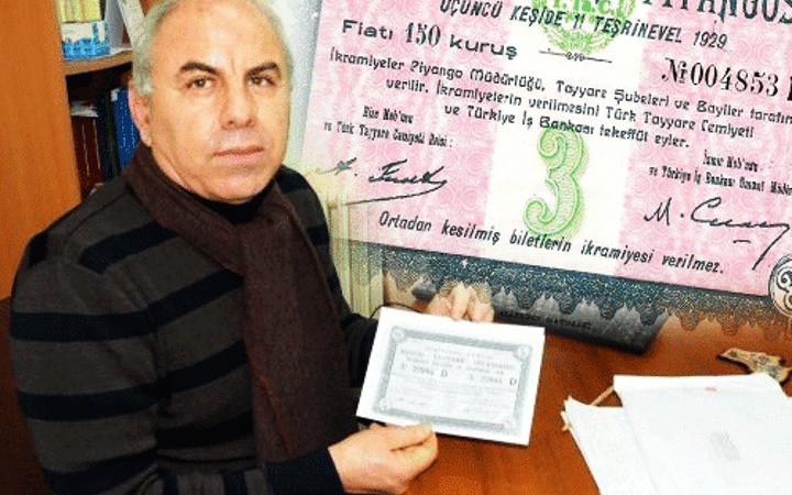 Bu piyango bileti bildiğiniz gibi değil tam 90 yıllık!