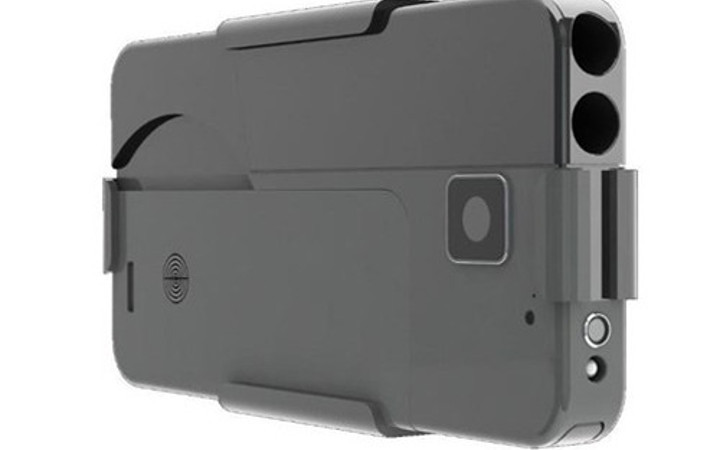 iPhone şeklinde tabanca  yapıldı!