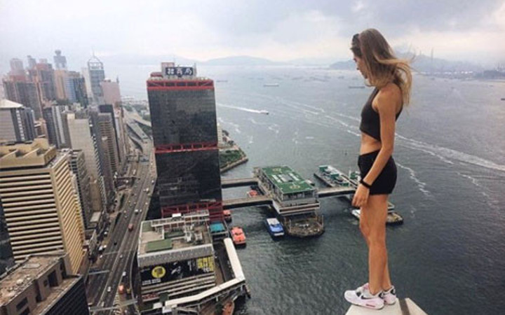 Bu fotoğrafa bakmak bile cesaret ister büyük risk