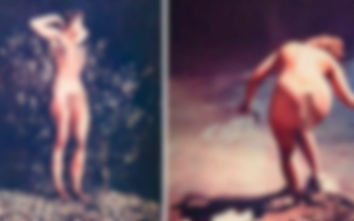 Hitler'in eşi Eva Braun'un tarih boyunca saklanan çıplak pozları! 