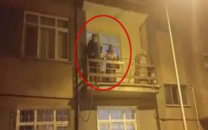 Hırsız balkonda ev sahibiyle karşılaşınca...