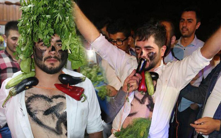 Yok böyle gelenek "Damada kavak ağacı kemirtip..."