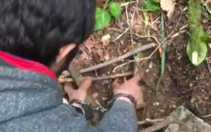 Eren Bülbül'ün katili terörist arazide nasıl yaşadıklarını gösterdi!