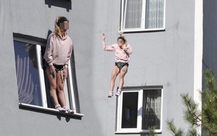 Liseli kız 4'üncü kattan atladı annesinin tepkisine bakın!