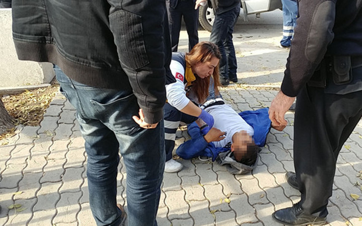 Karakol bahçesinde çocuk, çocuğu vurdu!  