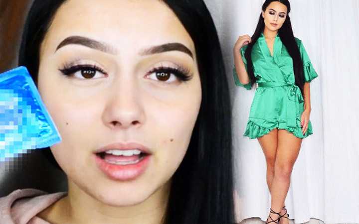 Prezervatif ile ne yaptığına bakın binlerce kez izlendi...