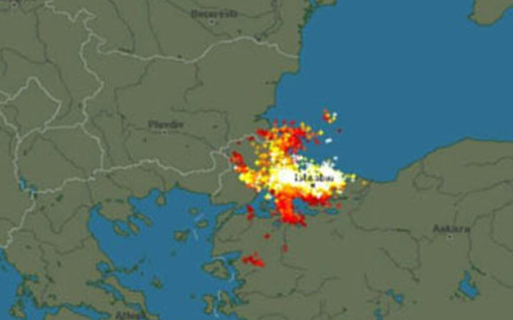 Bu sabah İstanbul'da çekilen şok görüntü!
