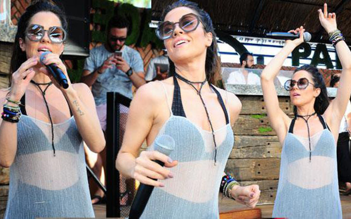 Ünlü şarkıcı Derya Uluğ danslarıyla göz doldurdu