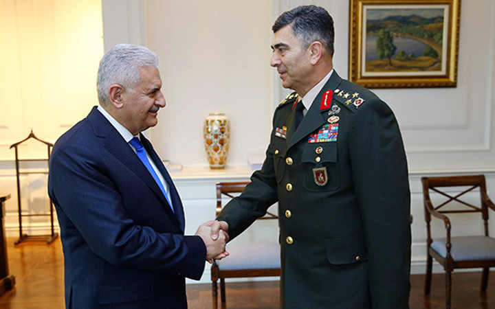 Başbakan Binali Yıldırım'a veda ziyareti