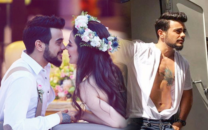 Rüzgar Erkoçlar'ın düğününden ilk fotoğraflar eşinin gelinliği efsane