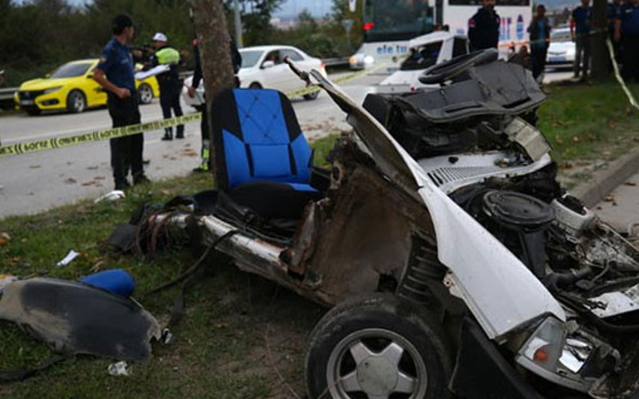 Düzce'deki feci kaza baba ve oğlunu ayırdı