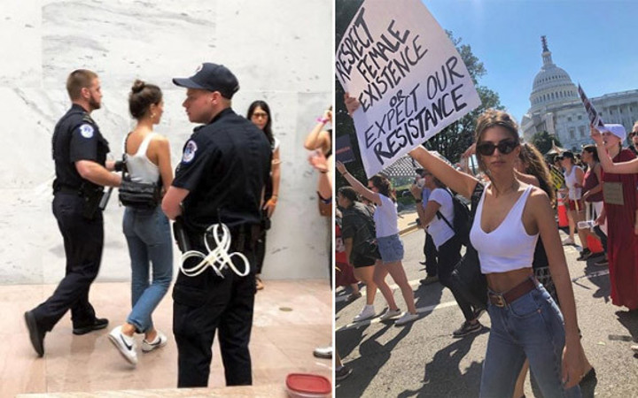 Dertsiz başına dert aldı! Emily Ratajkowski polis tarafından tutuklandı