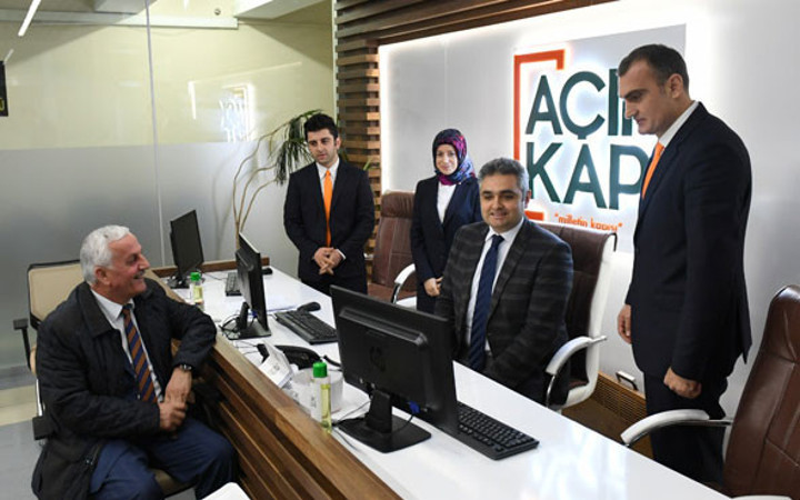 Vatandaş devlete 'Açık Kapı' ile ulaşıyor...