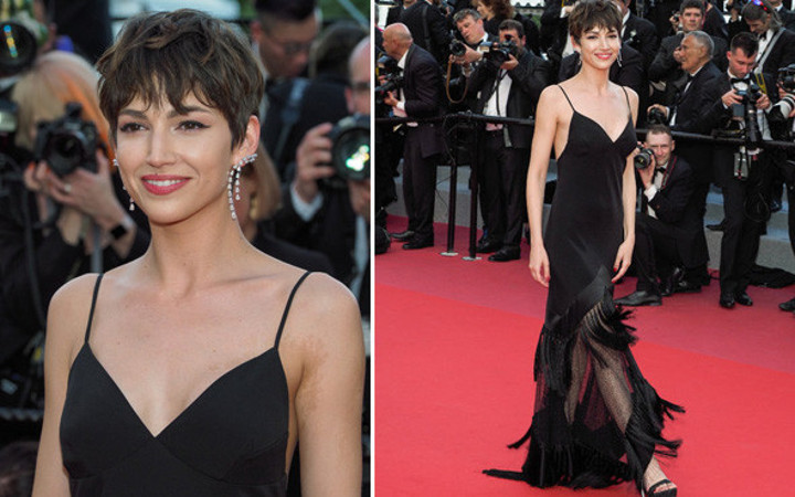 'Tokyo' kısa saçlarıyla Cannes'e damga vurdu