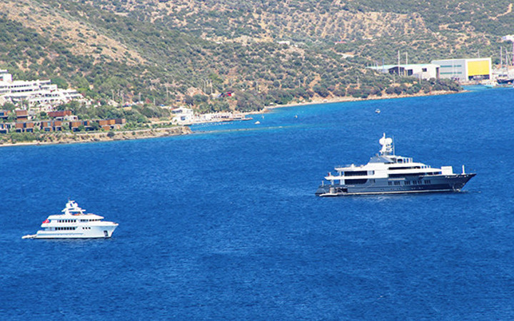 Bodrum'u ihya etti! Düğün öncesi lüks yat için...