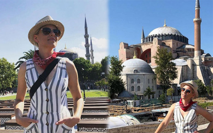 ABD'li aktris Elizabeth Banks yeni filmi için İstanbul'da!