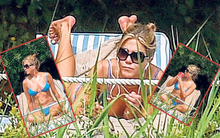 49'luk Jennifer Aniston gençlere taş çıkarttı