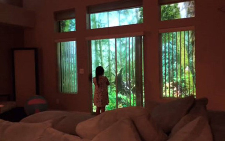 Dinozor hayranı kızı için özel olarak tasarladı