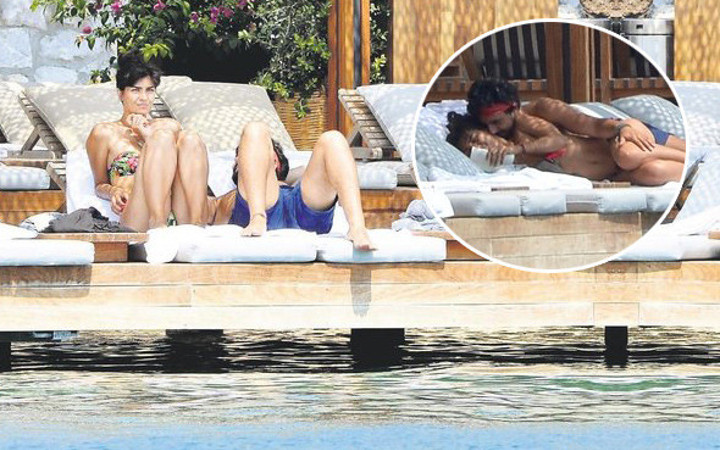 Kavga dedikodusu fos çıktı! Öpücüklere boğdu