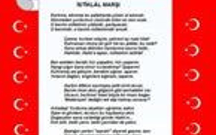 İstiklal Marşı'nı işaret diliyle okudular