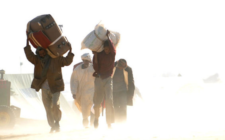 Libya'dan kaçışın dramatik görüntüleri 