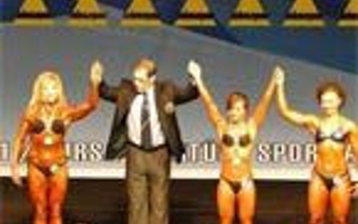 TRT muhabiri vücut şampiyonu