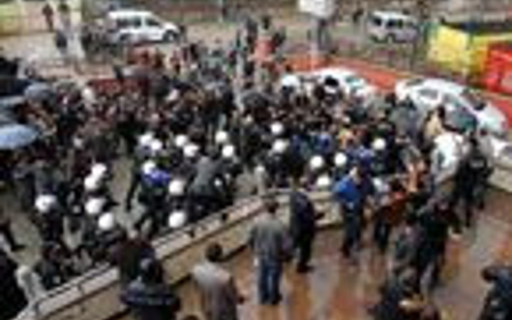 Köy korucuları kongresinde olay