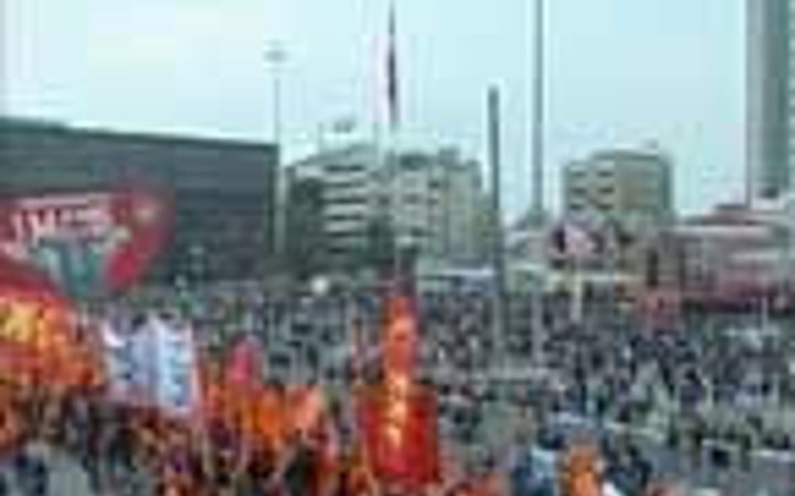 1 Mayıs meydanından ilk görüntüler...