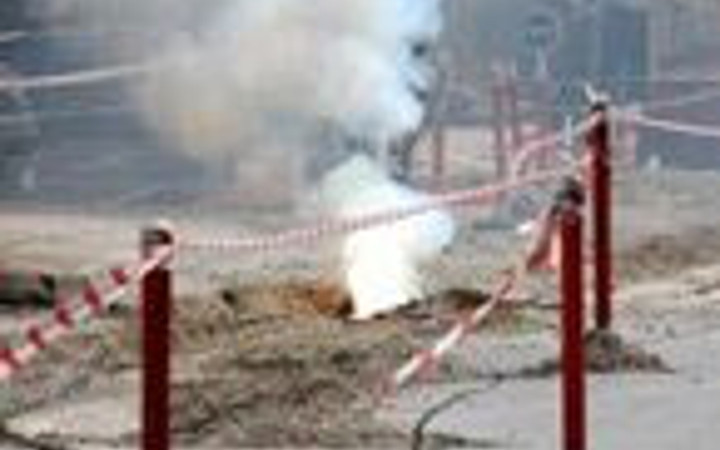 Doğalgaz borusu böyle patladı