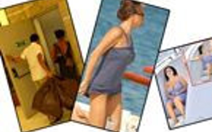 Gazetecilerden köşe bucak kaçan ünlüler