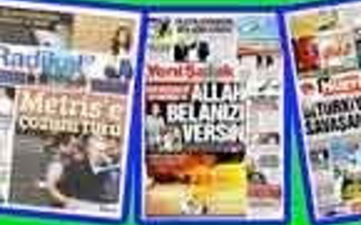 Türkiye'nin acısı manşetlere oturdu