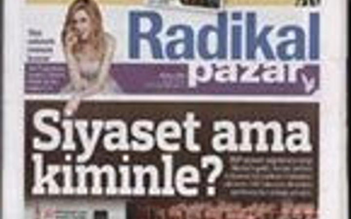 Radikal'in manşetindeki ilginç ayrıntı