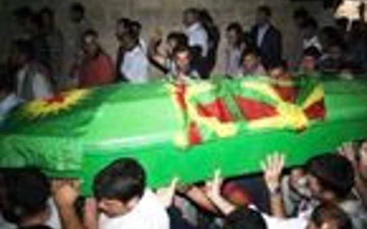 PKK mitingi gibi terörist cenazesi