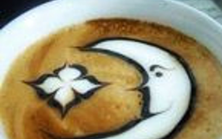 Sanat eseri kahveler